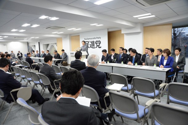 北海道５区・京都３区の衆院補選での支援を呼びかける岡田代表