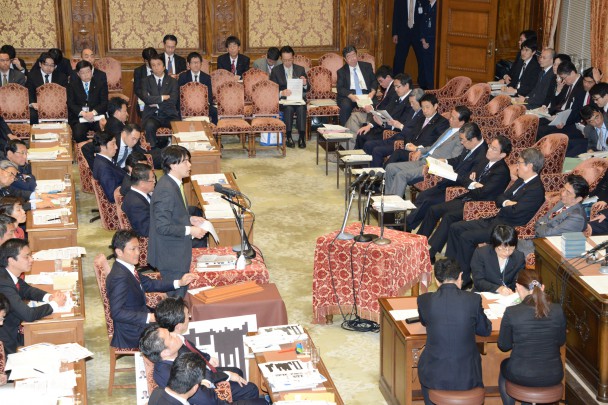 TPPの交渉過程を隠し続ける政府の対応を批判する大西議員
