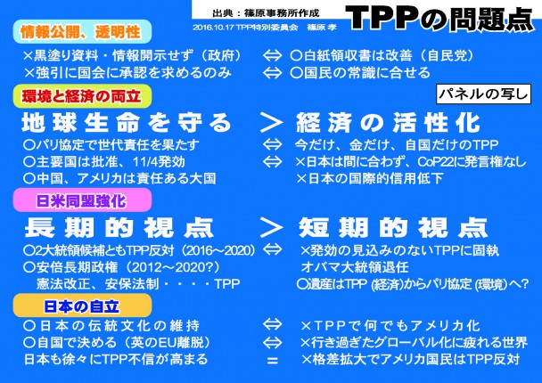 TPPの問題点