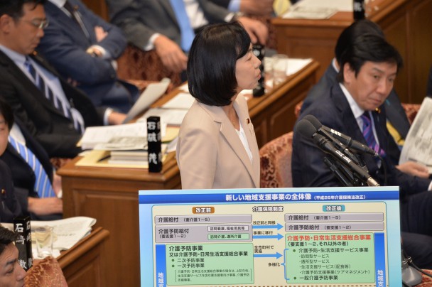 【衆院予算委】金子恵美議員、介護サービスの運営実態等について質問