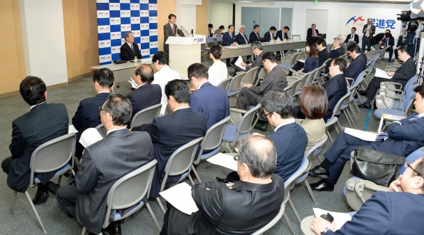 綱領・基本政策案、組織・選挙の合意事項案、規約案を了承 両院議員総会
